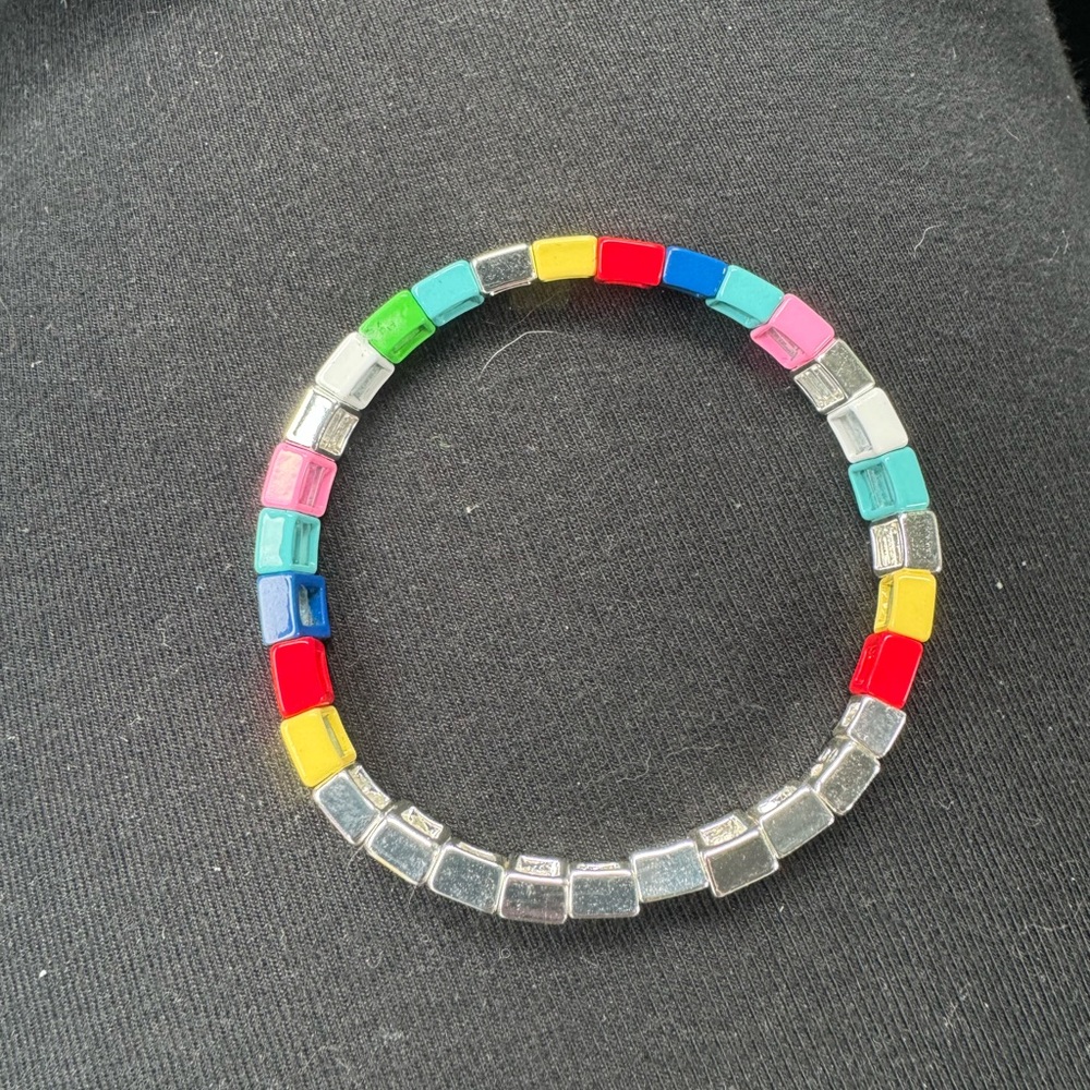 Brand new womens “blessed” rainbow bracelet